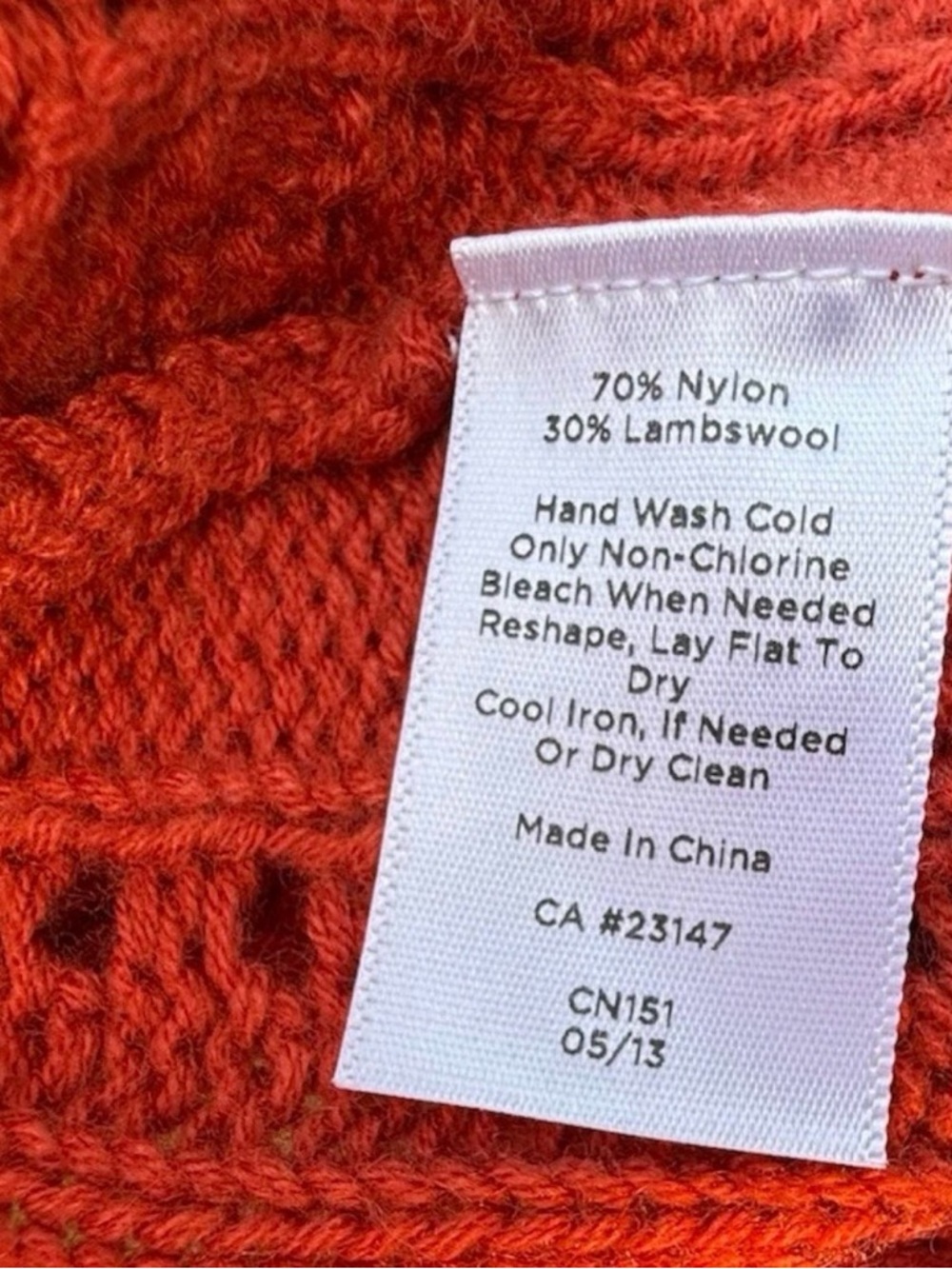 Talbots Rustic Orange Cable Knit Cardigan Buckle Shawl Collar Small - Picture 11 of 14